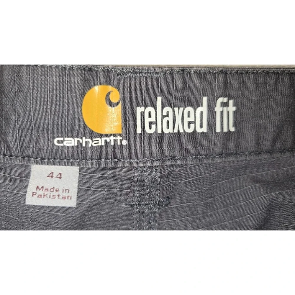 Carhartt Shorts Mens 44 Gray Carpenter Ripstop Relaxed Fit Hammer‎ Loop 104196